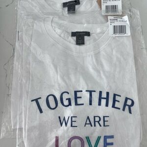 Halogen White 'Together We Are Love' Tee